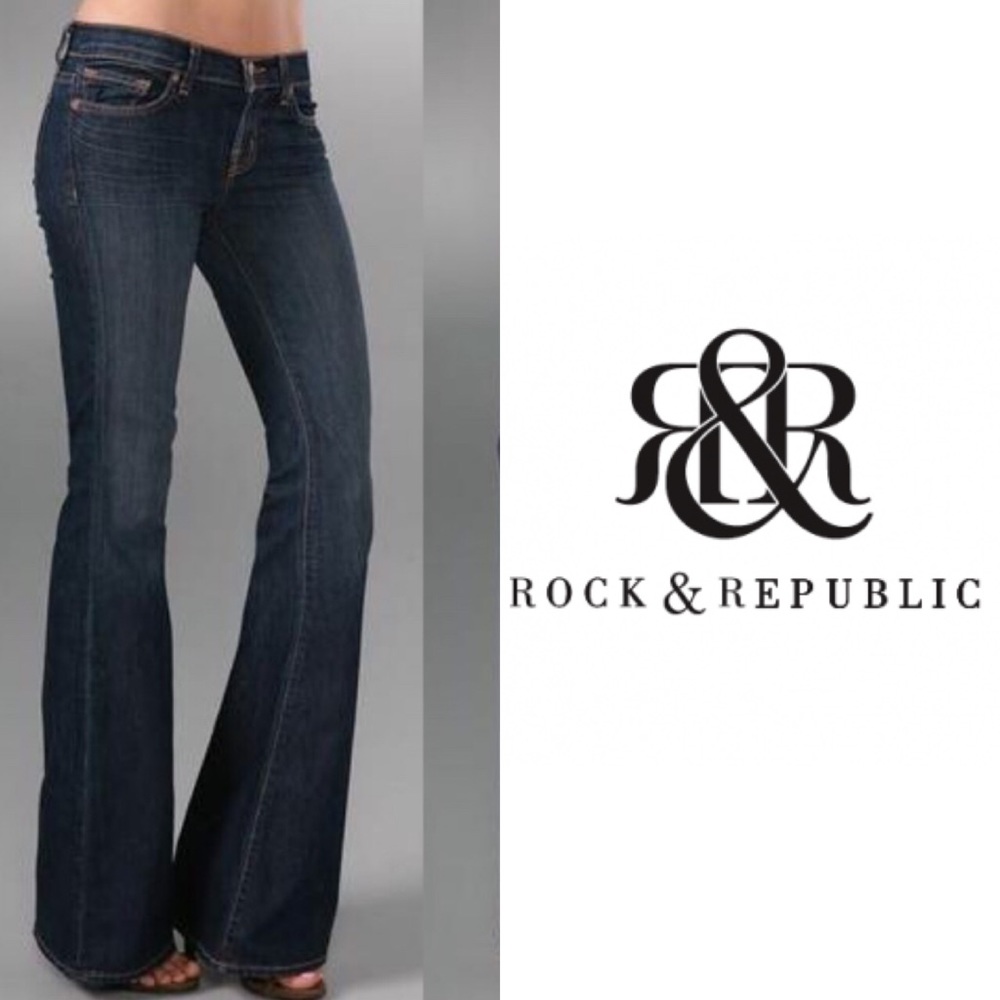ROCK & REPUBLIC Roth Boot Cut Jeans Women’s 28